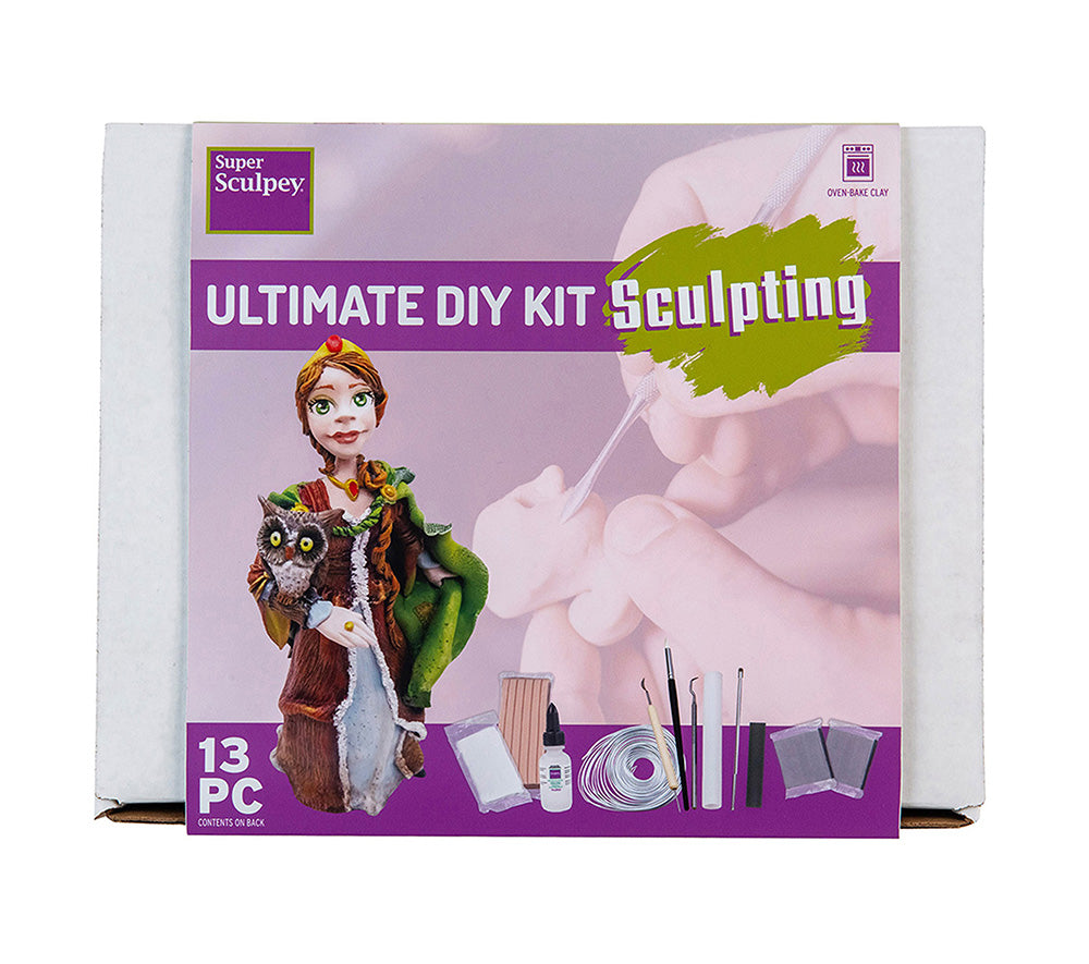 Super Sculpey oven-bake polymer clay, ceramic - like sculpturing