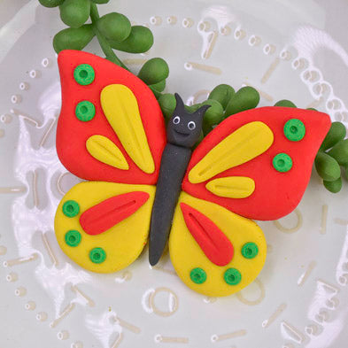 GEOMETRIC BUTTERFLY EMBELLISHMENTS WITH LIQUID SCULPEY Craft Videos Mad in  Crafts