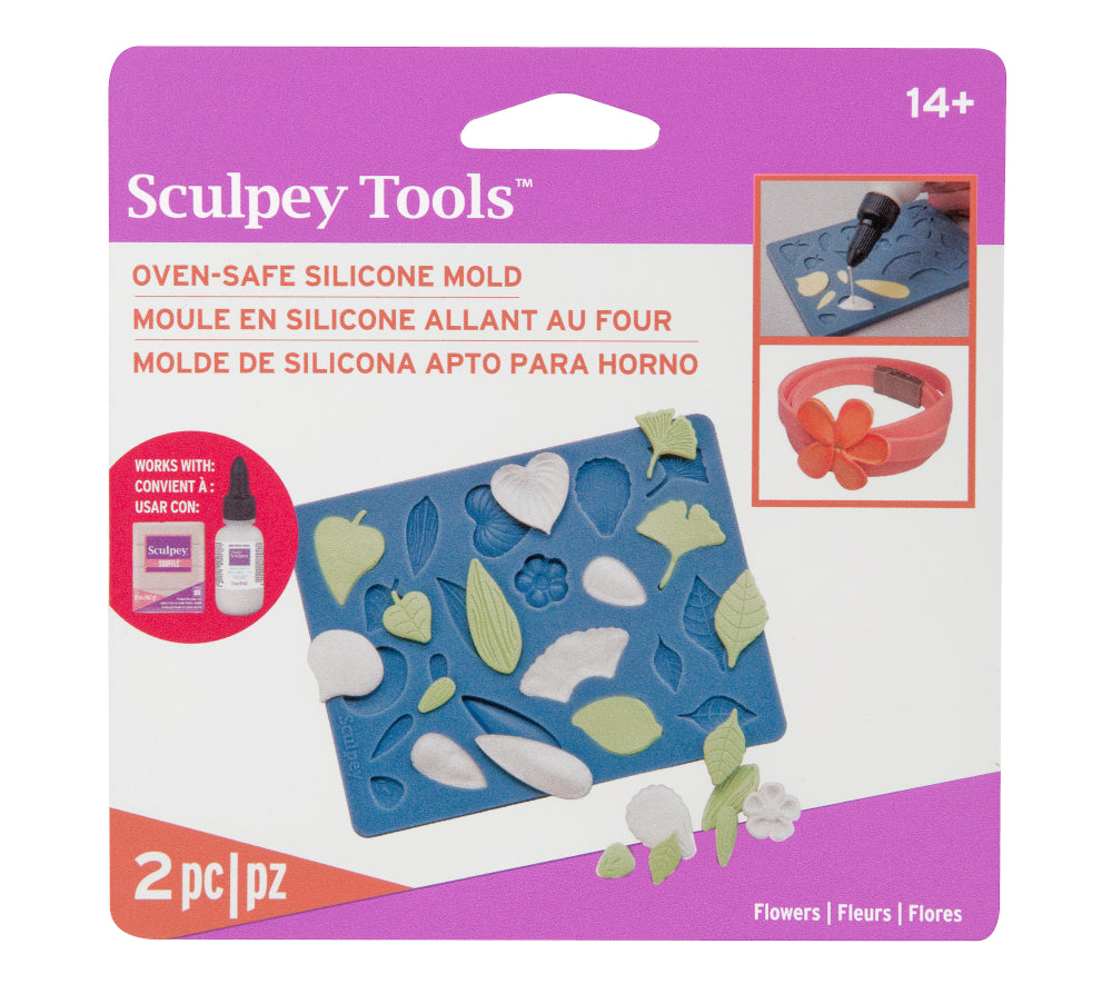 Sculpey Tools Flexible Oven Safe Silicone Bezel Mold