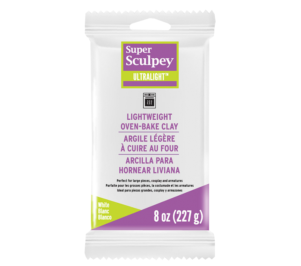 Super Sculpey Medium Blend Gray Oven-Bake Clay - Blend of Super Sculpey and  Super Sculpey Firm - 1 Lb, Pack of 3