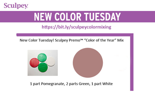 New Color Tuesday!  Mixing the 2025 Color of the Year Mocha