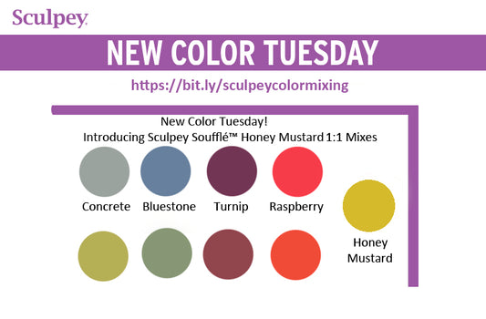 New Color Tuesday- Introducing Sculpey Soufflé™ Honey Mustard