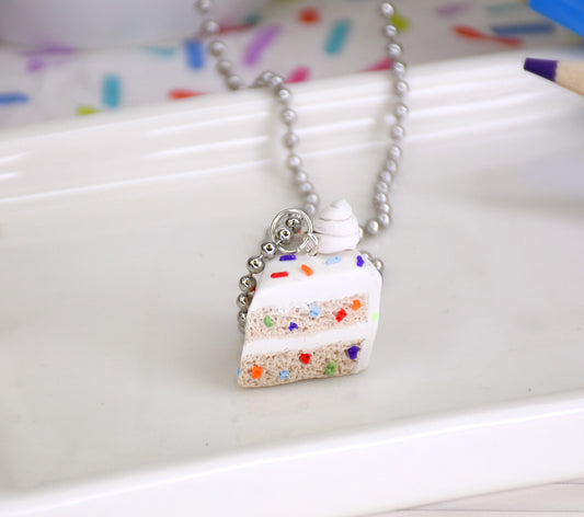 Sculpey III® Sprinkle Cake BFF Necklace Charm