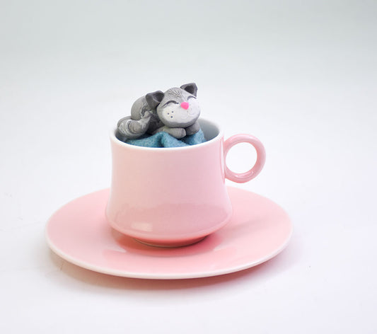 Sculpey Bake Shop® Sleepy Kitty in a Cup