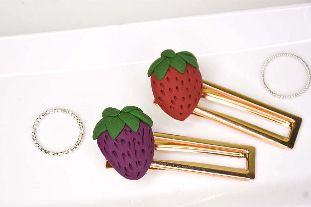 Sculpey III® Berry Barrettes