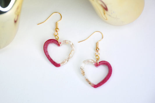 Liquid Sculpey® Open Heart Earrings