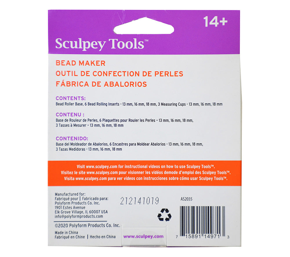 Sculpey Bead Making Kit, Set of 10 Pieces for Making