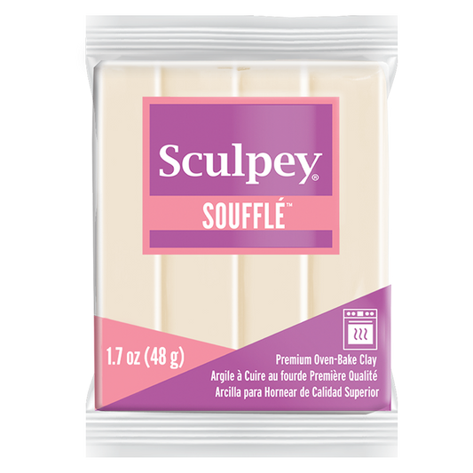 SUPER SCULPEY - LIVING DOLL - Polymer Clay - 454g Light Beige Skin Colour  Ivory
