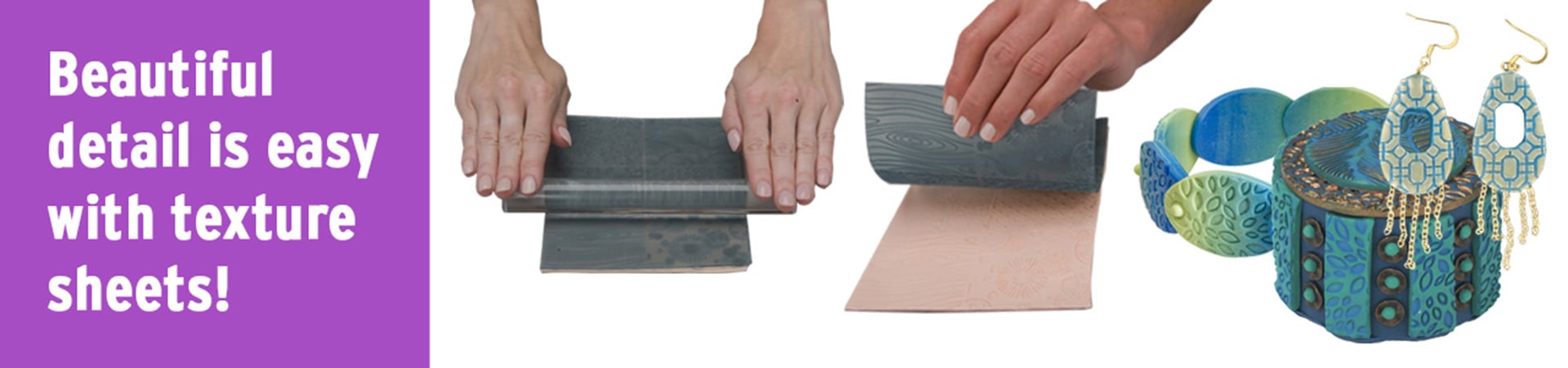 Makins Texture Sheets Set B - Poly Clay Play
