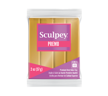 Sculpey Premo Accents oven-bake polymer clay, antique gold, Nr. 5517, 57 gr