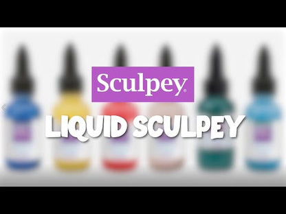Sculpey® Liquid Bakeable Clay Translucent Turquoise 1 oz - Poly