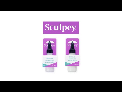 Sculpey® Gloss Glaze, Non Toxic, 1 fl oz. bottle with precise flow twist  cap. Will add a glossy finish to your baked polymer oven-bake clay  creations!
