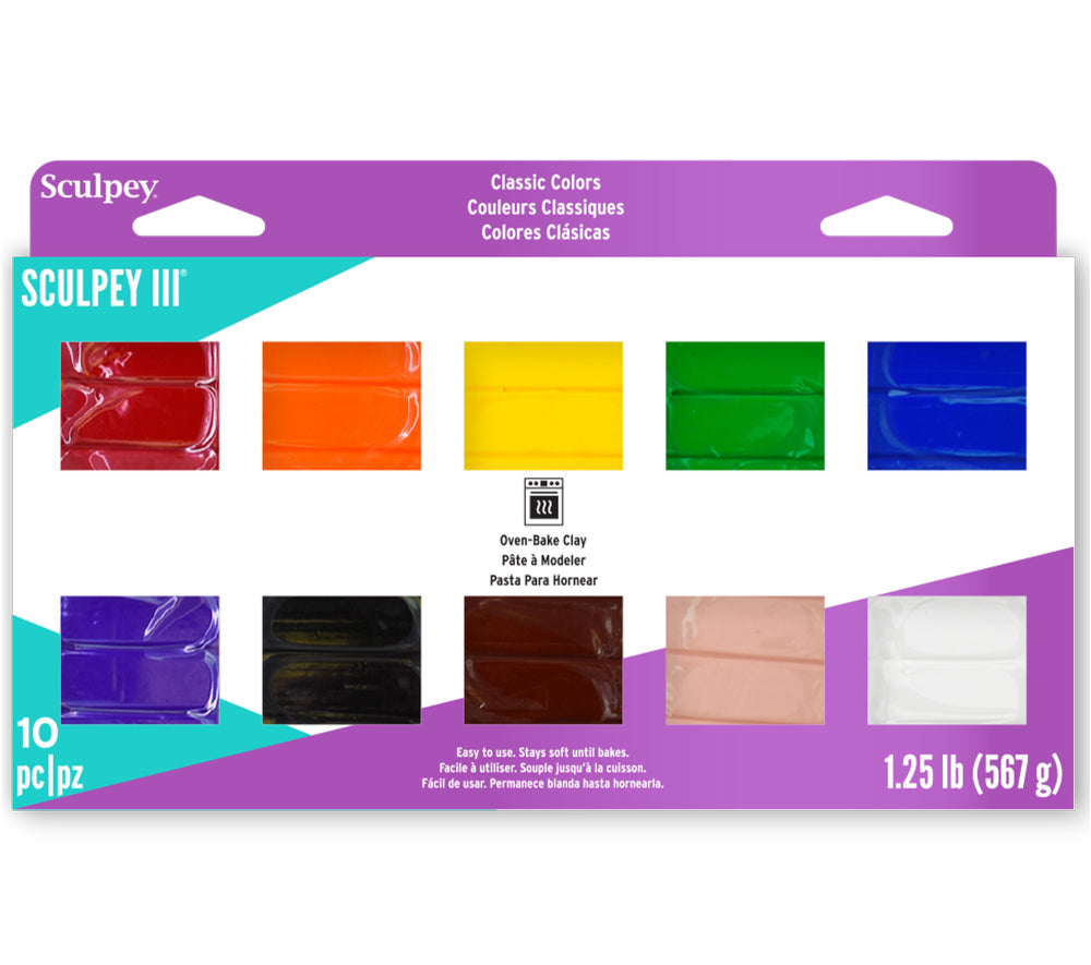 Sculpey III® 12 piece Classic Colors Multi-pack