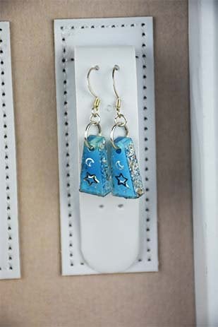 Liquid Sculpey® Night Sky Earrings