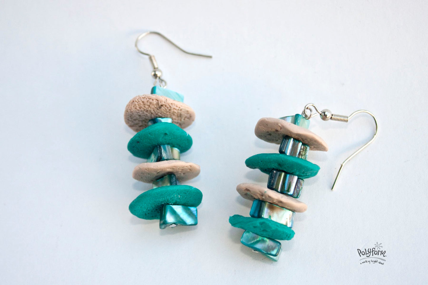 Sculpey Soufflé "A Day at the Beach" Earrings