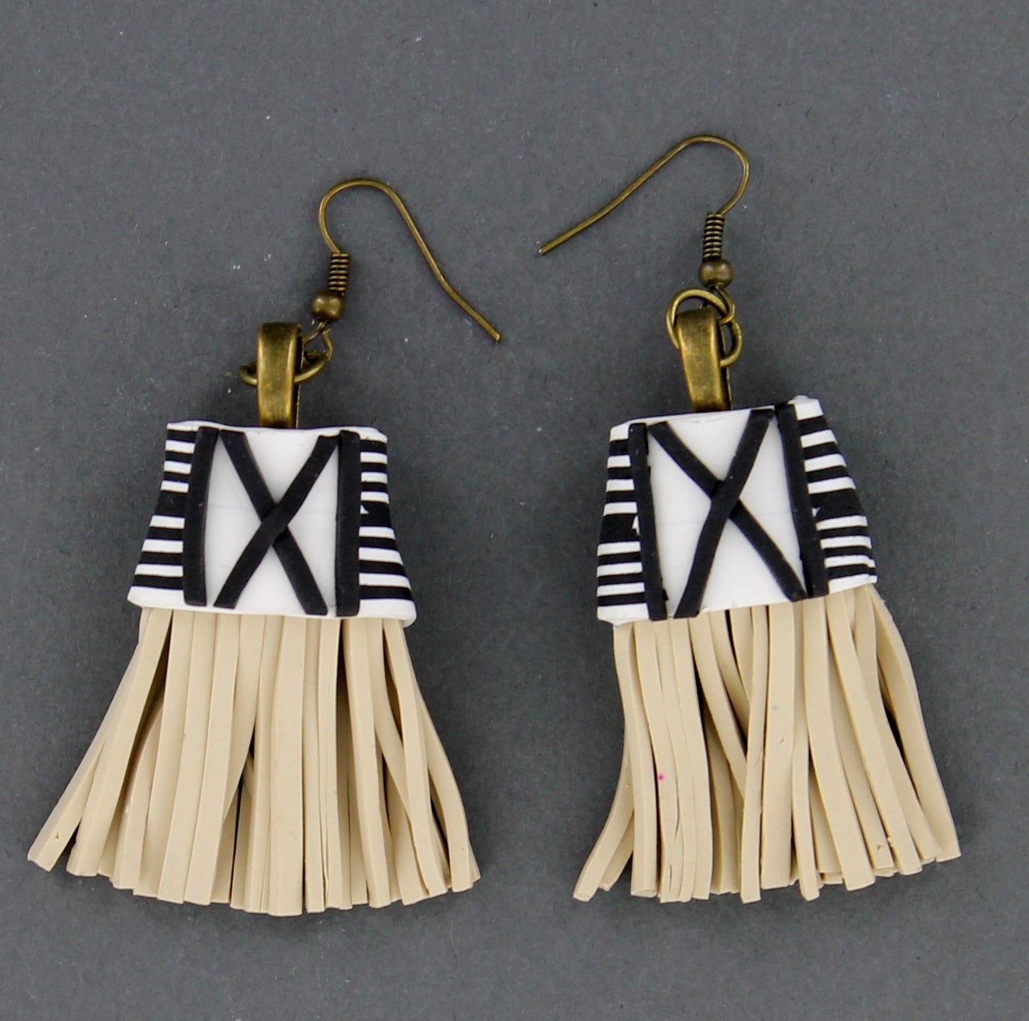 Souffle Faux Tassle Earrings