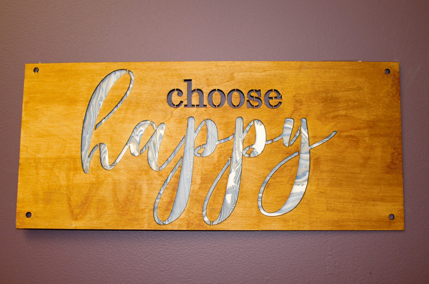 Choose Happy Sign