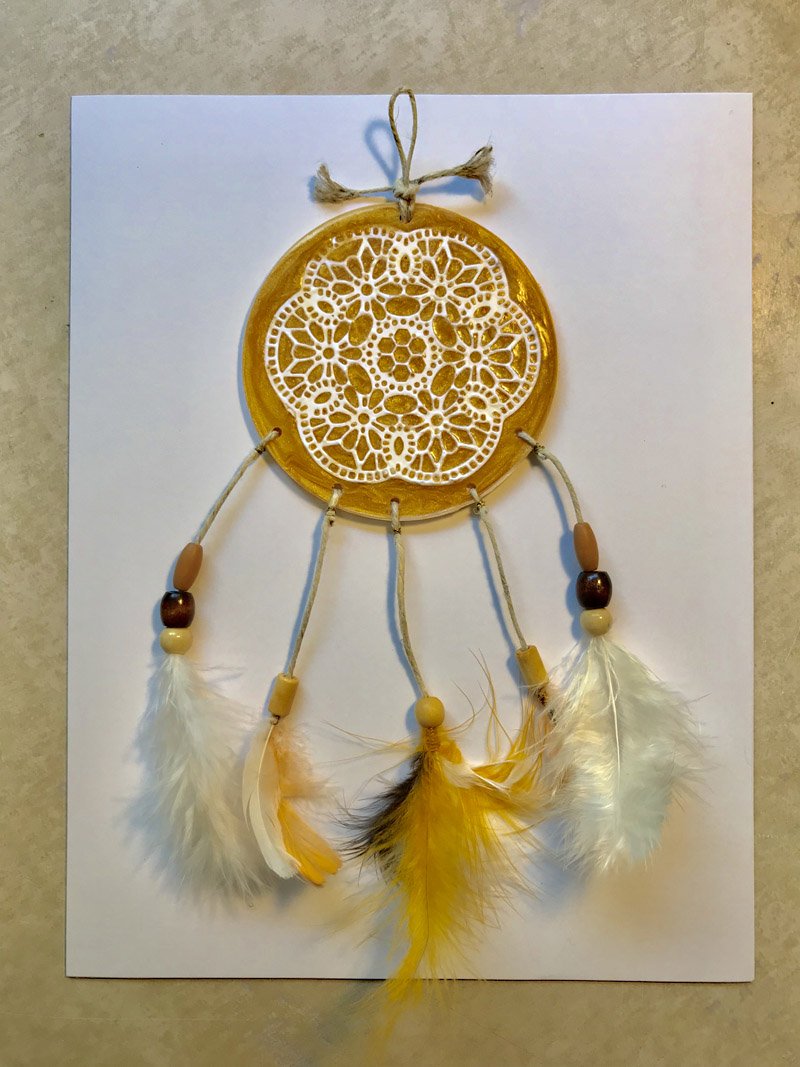 Liquid Sculpey Dream Catcher